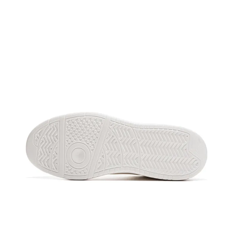 LiNing Pontoon Boats Slip Resistant Cushioning Abrasion Resistant Low Top Skateboard Shoes Men's White Gray-5