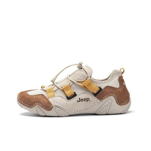 Jeep Cushioned Slip Resistant Abrasion Resistant Low Top Training Running Shoes Women
s Gray Coffee