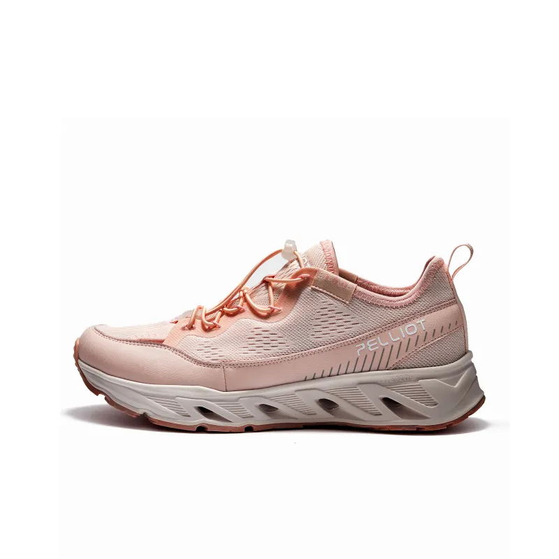 PELLIOT Outdoor Shoes Unisex Low Top [Men's]Obsidian Black/Beige Camel[Women's]Rose Pink/Obsidian Black/Beige Camel-10