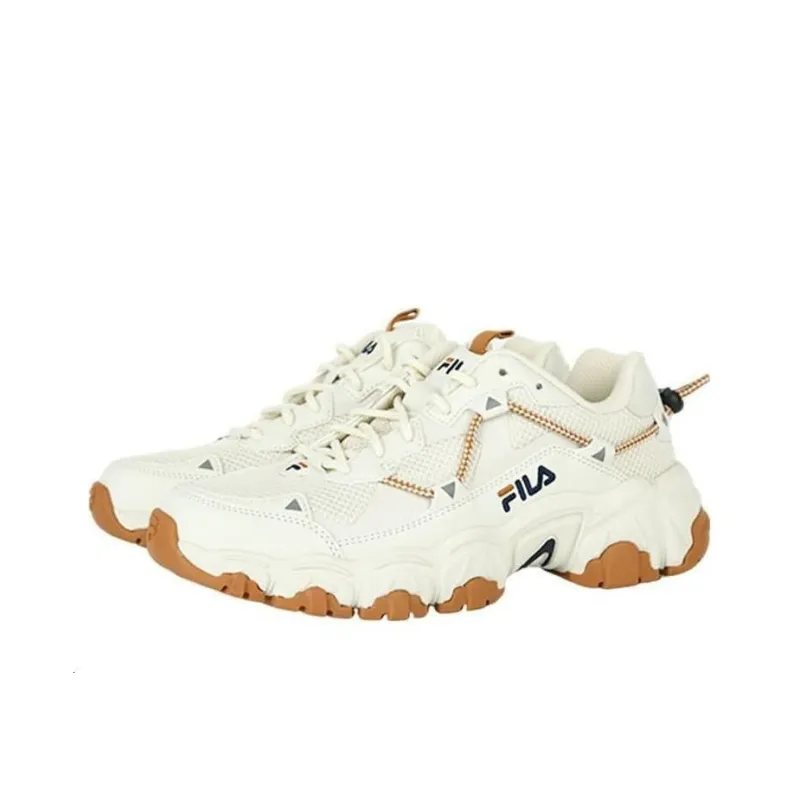 FILA Disruptor Low 'White Brown'-3