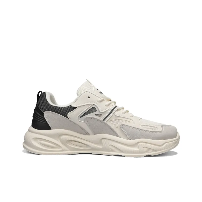 DEERWAY Cushioning Breathable Coverage Support Balance Lightweight Height Increasing Low Top Chunky Sneakers Men's-4