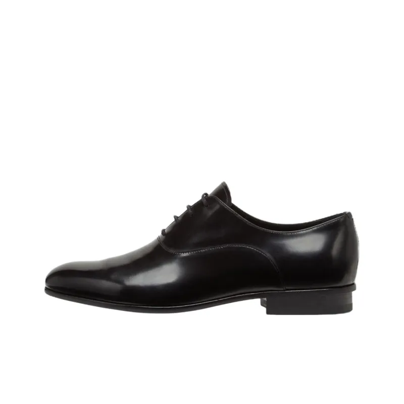 FENDI Dress Shoes Men Low-Top Black-0