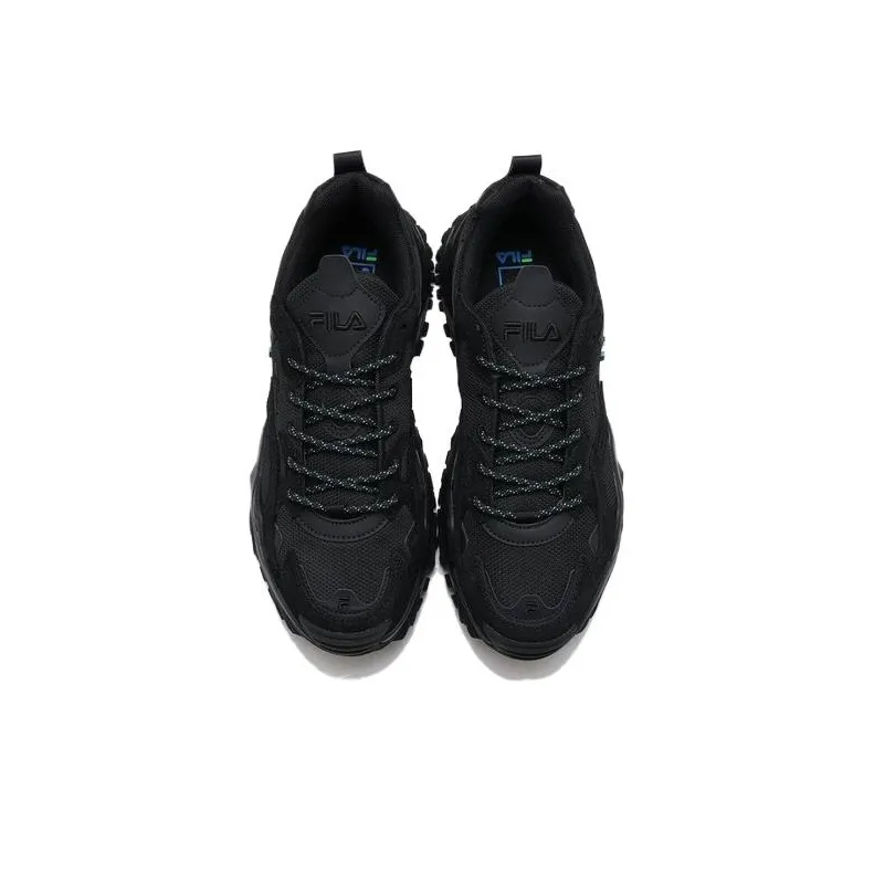 FILA Twine Ma Low Top Casual Shoes Unisex Black-5