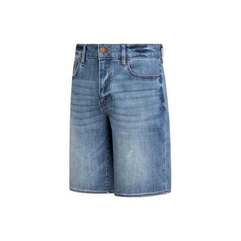 ARMANI EXCHANGEAE SS24 Denim Shorts Men's Blue-2