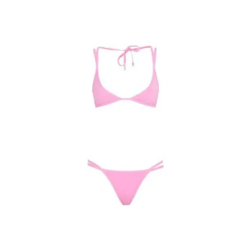 The Attico Strap Detailed Two Piece Bikini Set