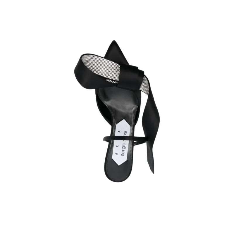 SERGIO ROSSI Marquise Bow Embellished Pumps-3