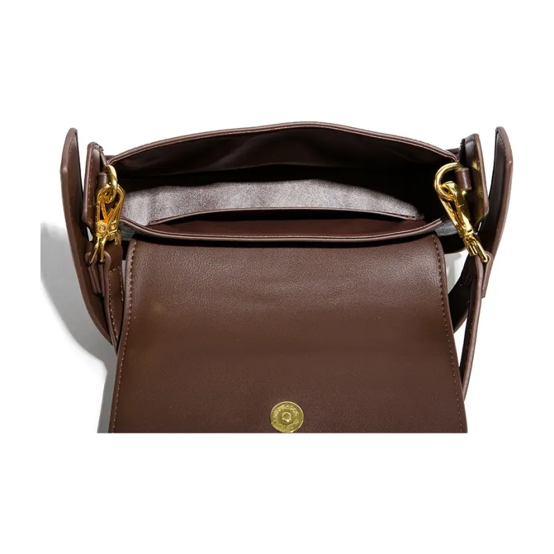 CentarlKatty Polyurethane Shoulder Bag Regular Women's Carriage Blue & Coffee-5