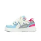 White Blue Peach Pink