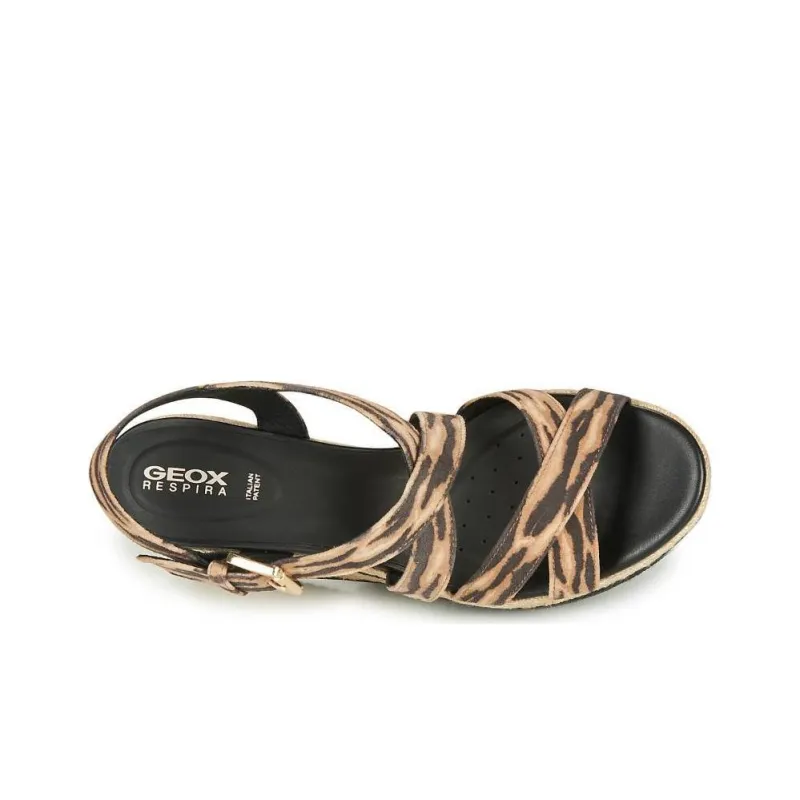 GEOX Strap Sandals Women's Brown-5