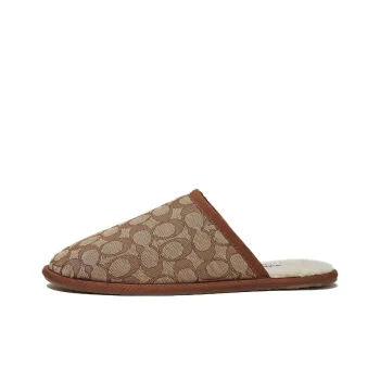 COACH Wrap toe Slippers Men's Brown