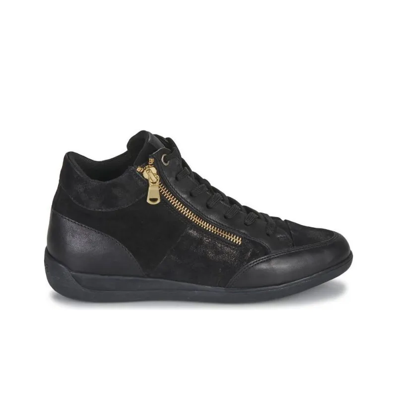 GEOX Myria Mid-Top Casual Shoes Women's Black-1