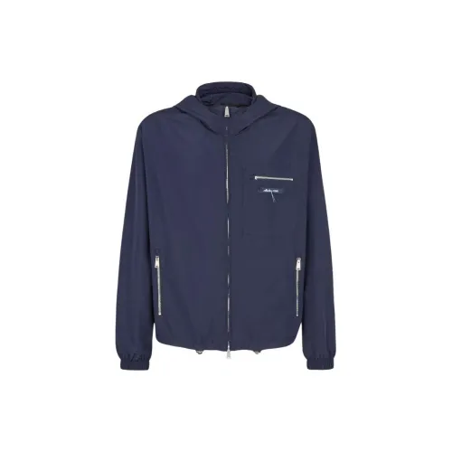 FENDI Jackets Men Blue