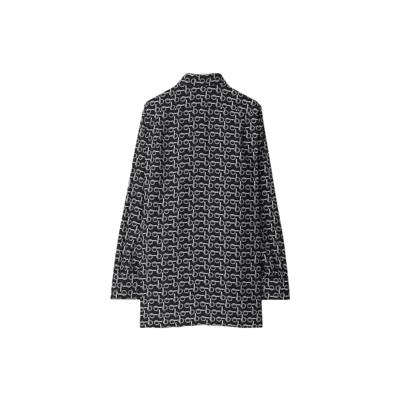 Burberry Monogrammed Long Sleeved Shirt-1