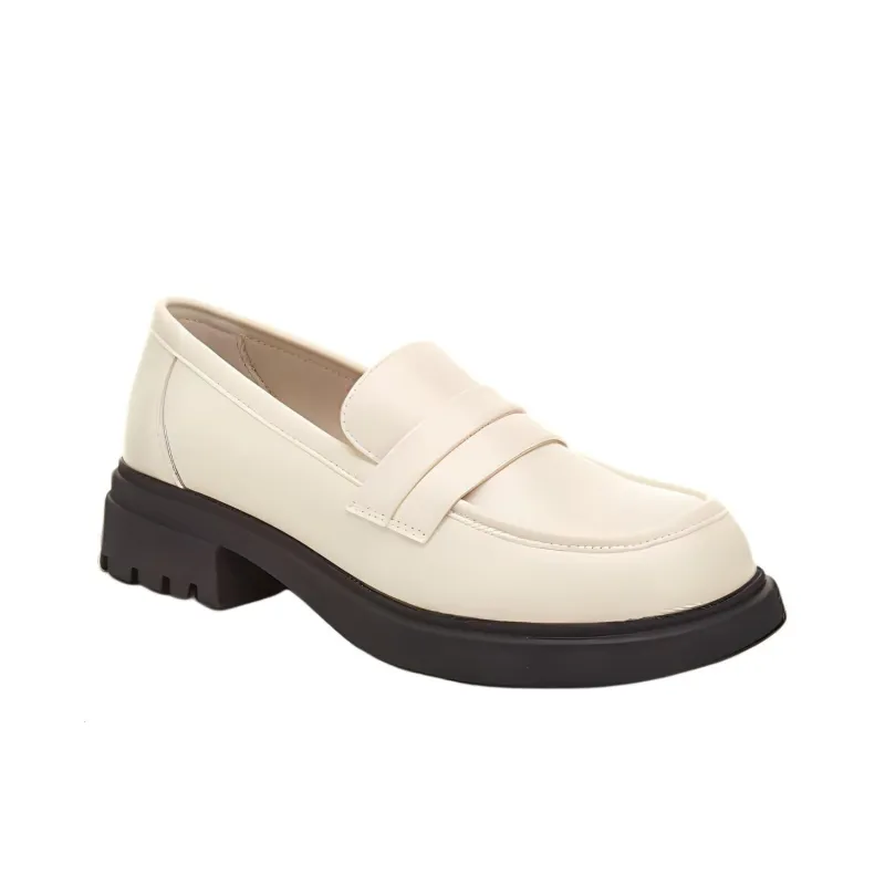 DAPHNE Loafers Women's Black/Beige-4