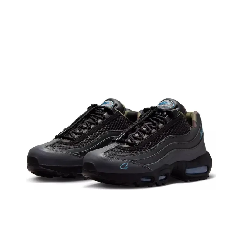 Corteiz x Nike Air Max 95 Gutta Green Durable Breathable Low Top Casual Shoes Men's-2
