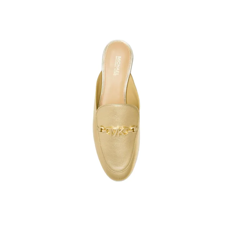 MICHAEL KORS Tiffany Closed Toe Slippers Women's Light Gold-3