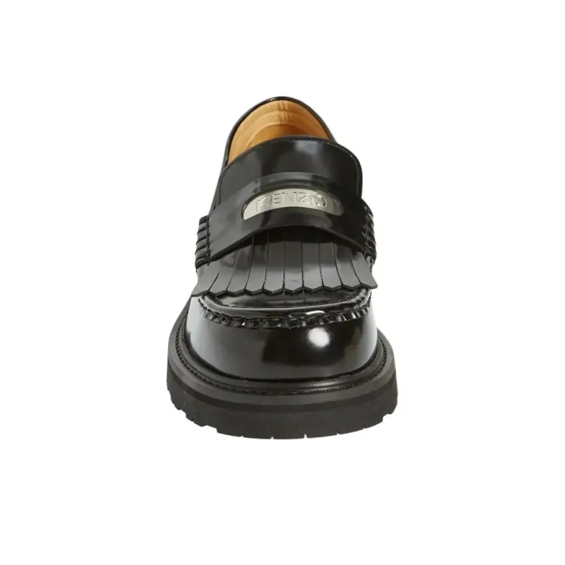KENZO Takayama Kenji Loafers Men's Black-3