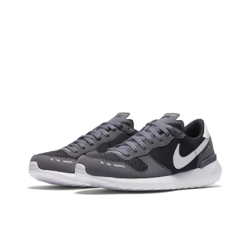 Nike Air Vorte Durable Breathable Low-Top Casual Running Shoes Unisex Black White-2