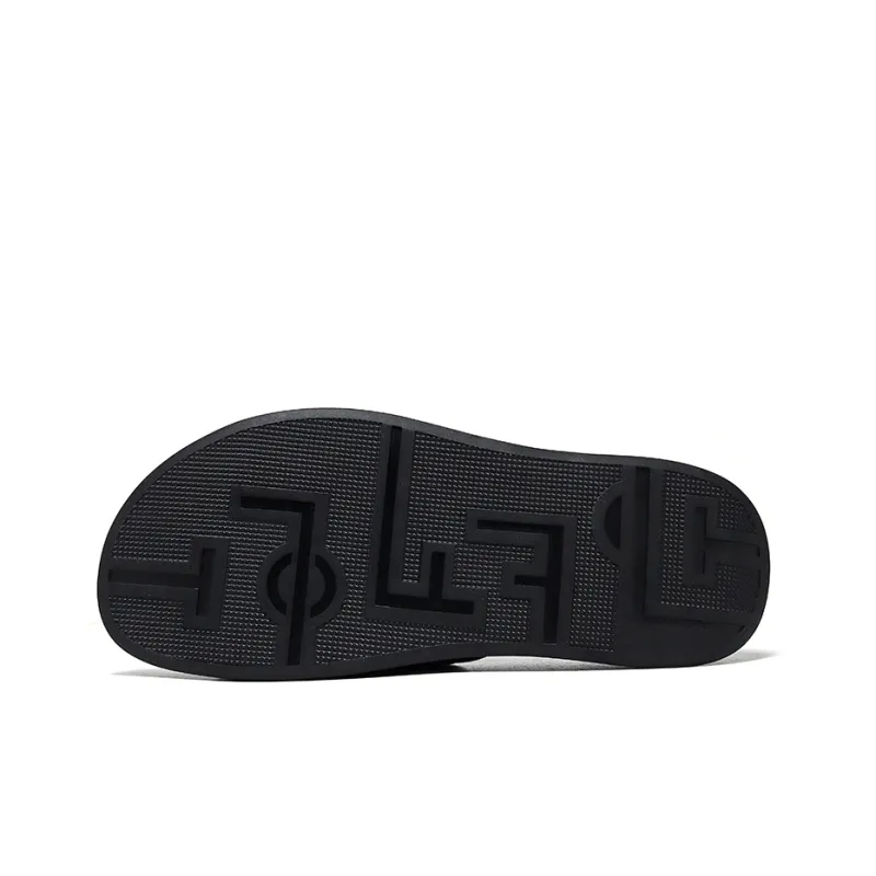 V ZERO FIVE Slide Slippers Flat Men's Black-2