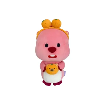 Zanmang Loopy Loopy The Beaver Ruby Loopy Standing Pose Citrus Loopy Plush Doll Doll 18cm/35cm Height