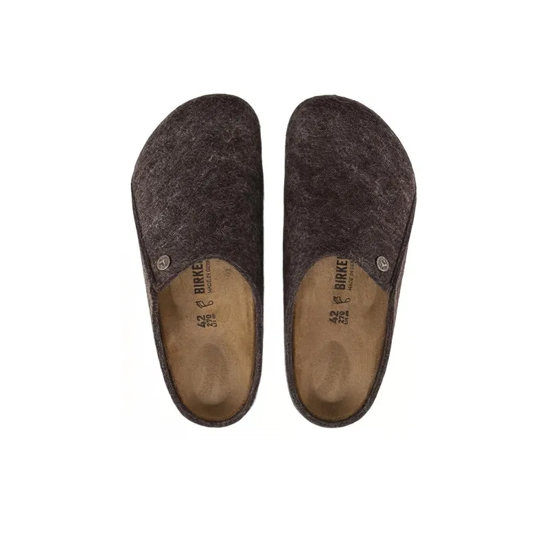 Birkenstock Wrap toe Slippers Women's Mocha Narrow Fit-2
