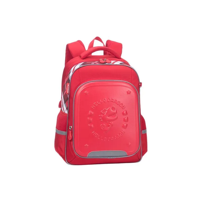 HERDER Polyester Backpack Large Size Kids' Gemstone Red-0