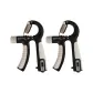 2 Pcs Black Counting Grippers with Overmolded Grip