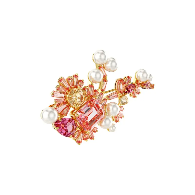 Swarovski Brooches Women's Pink-2