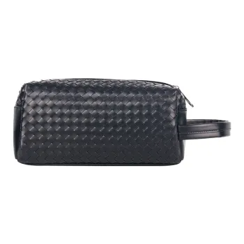 CMLZIUA Microfiber Synthetic Leather Clutch Unisex Black