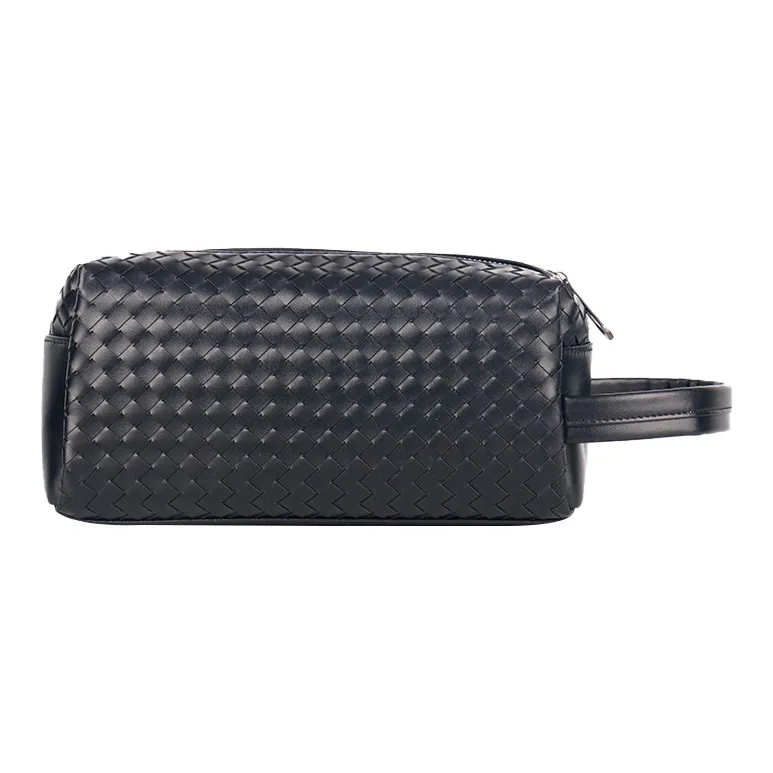 CMLZIUA Microfiber Synthetic Leather Clutch Unisex Black-0