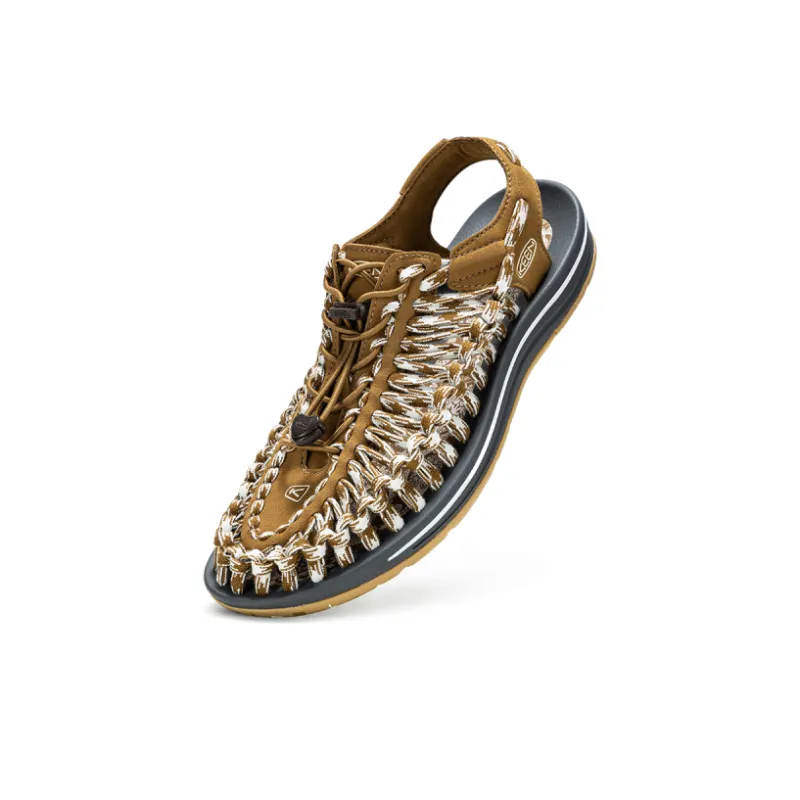 KEEN UNEEK FLAT Breathable River Trekking Shoes Men's Renault Paisley Pattern-4