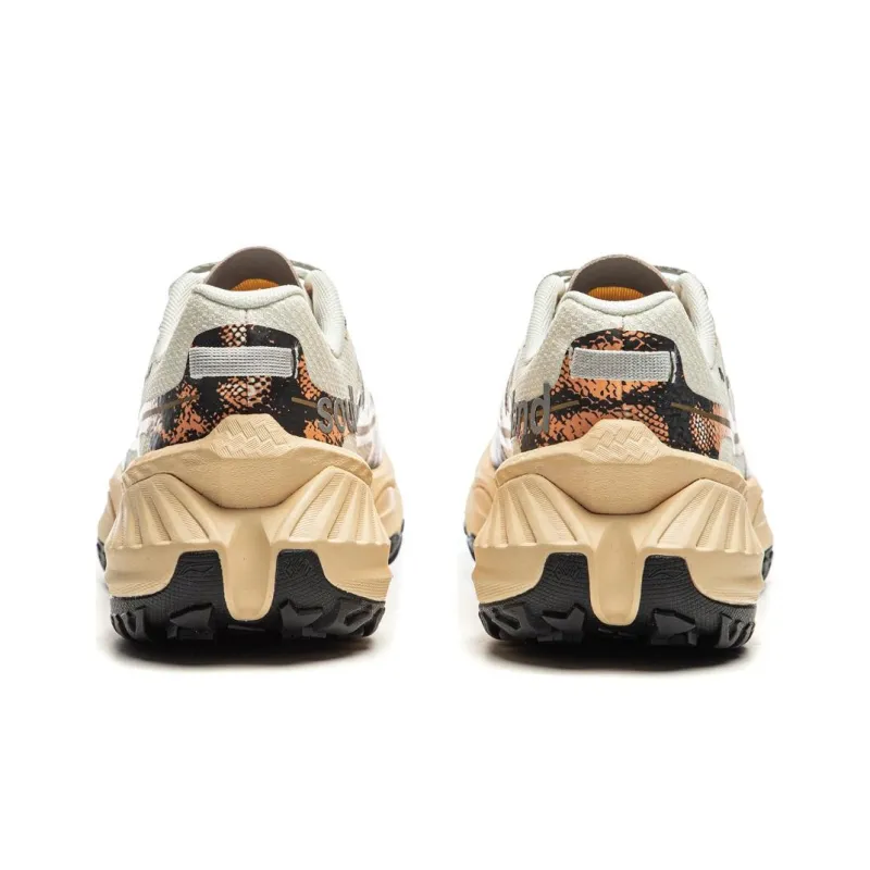 SOULLAND x LiNing Dilu Apus Technology Apus Silk Cushioned Slip Resistant Low Top Running Shoes Women's Beige Gold-5