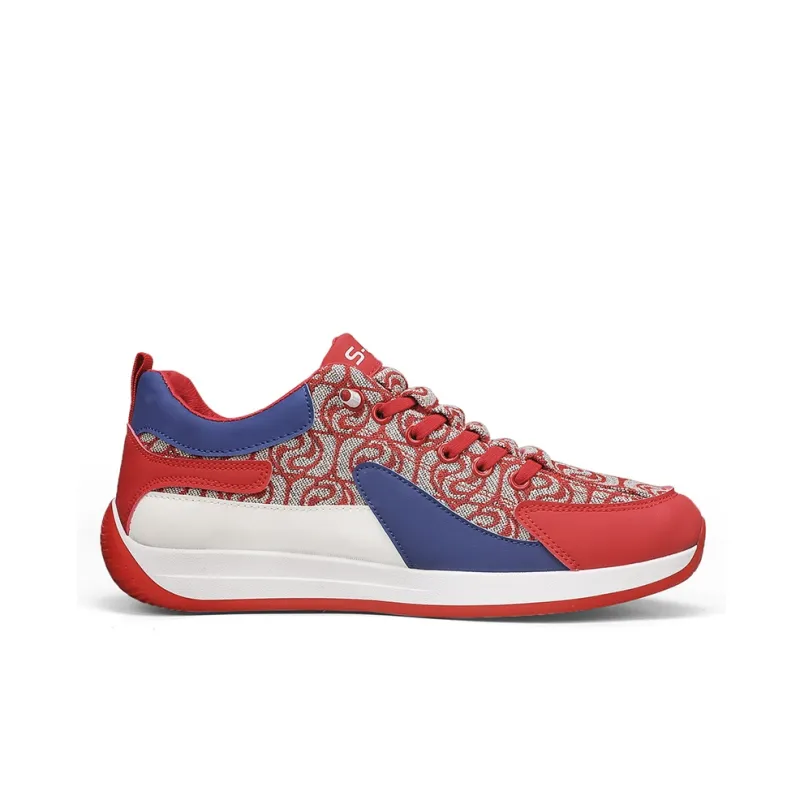 Locke Luxe Embroidery Slip Resistant, Lightweight, And Breathable Low Top Skateboard Shoes Men's-6