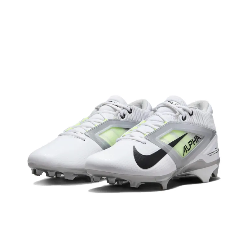 Nike Alpha Menace 4 Pro White Metallic Silver Photon Dust Black-2