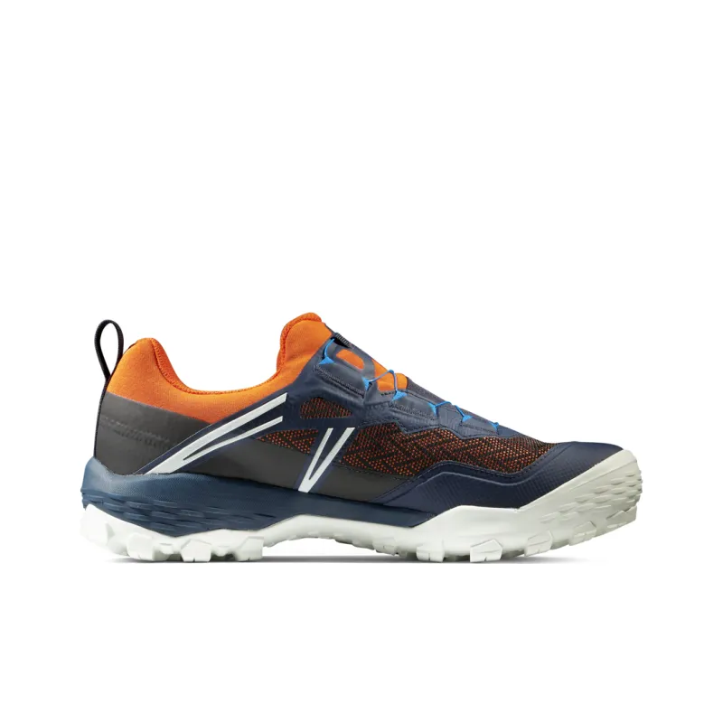 MAMMUT Ducan Slip Resistant, Abrasion Resistant, Waterproof Low Top Outdoor Shoes Men's Blue Orange-1
