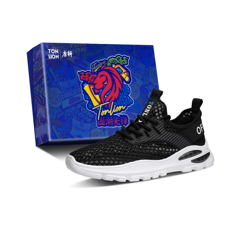 Tonlion Cushioning, Slip Resistant, Abrasion Resistant, Breathable, Quick Dry, Lightweight Low Top Running Shoes Men's-5