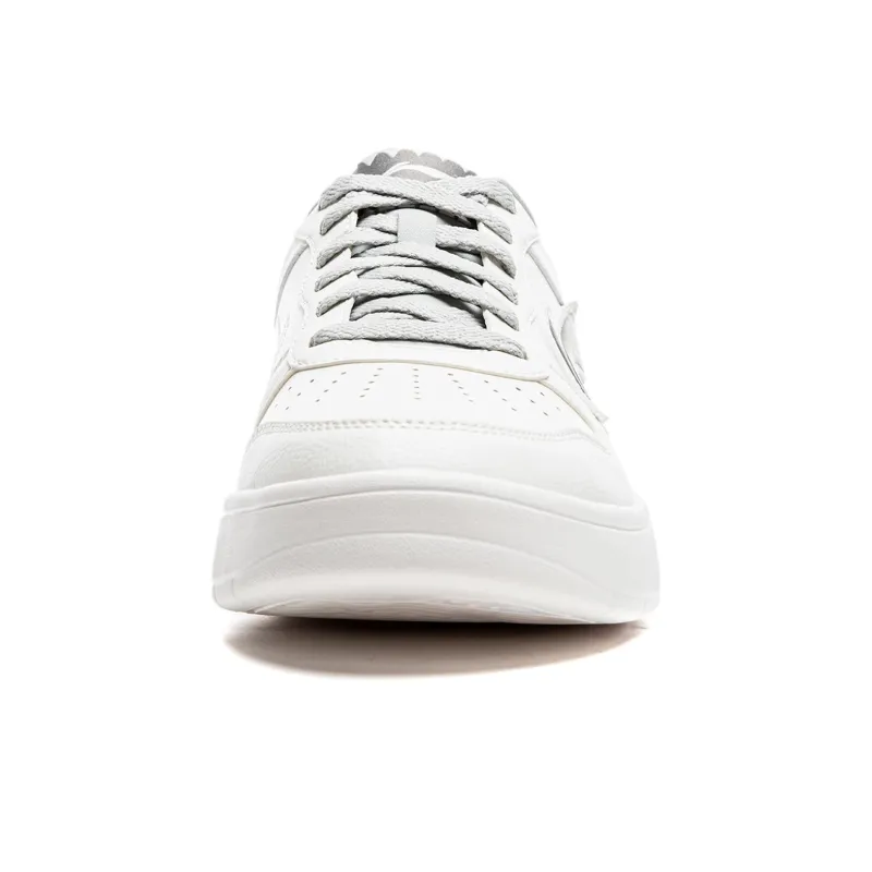 LiNing Pontoon Boats Slip Resistant Cushioning Abrasion Resistant Low Top Skateboard Shoes Men's White Gray-4