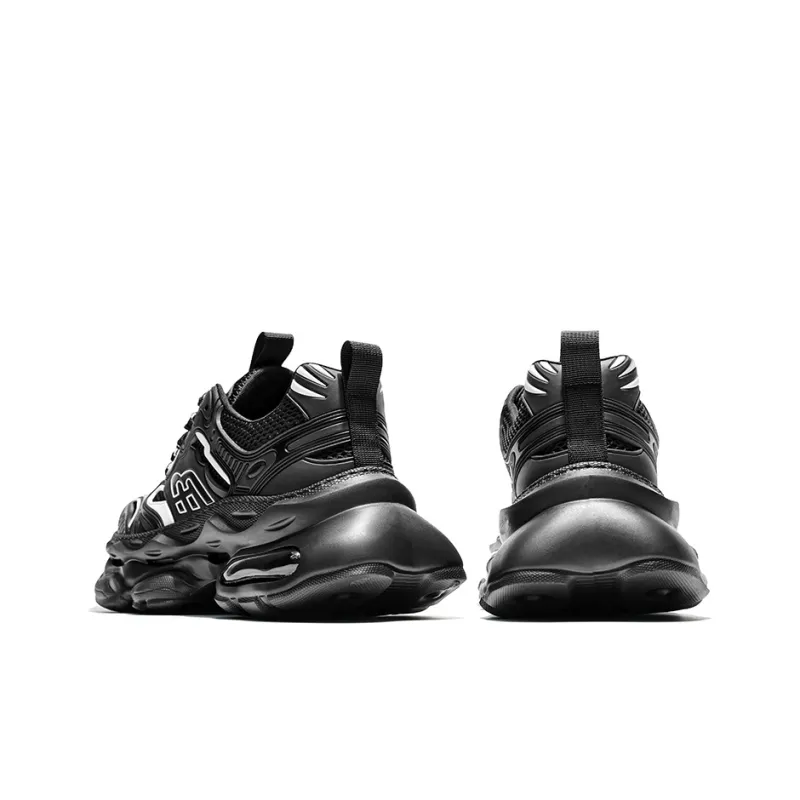 MOERBAI Spacewalk Series Cushioning Breathable Coverage Lightweight Height Increasing Low Top Chunky Sneakers Unisex-4