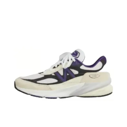 New Balance 990v6 MiUSA Teddy Santis White Black Plum