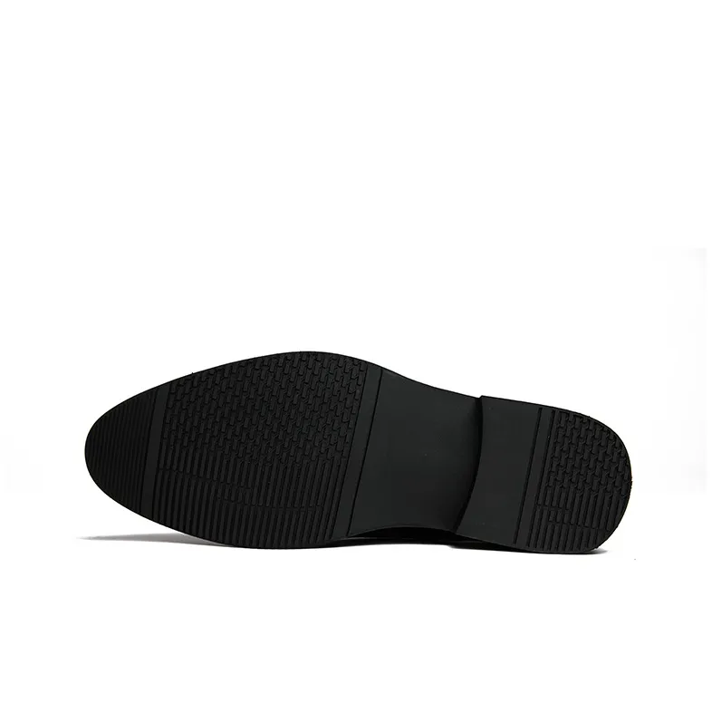 ORP Dress Shoes Men Low Top Black-3