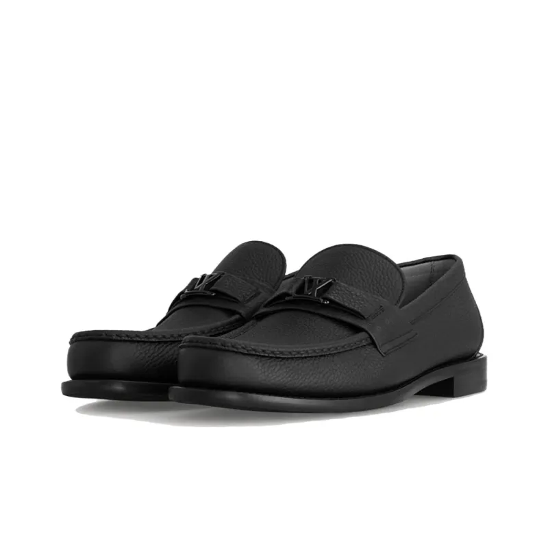 LOUIS VUITTON Major Loafers Men's Black-2