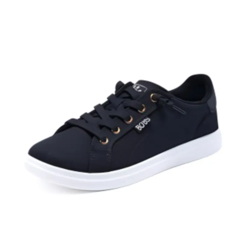 Skechers Slip Resistant Waterproof Low Top Skateboard Shoes Women's Black-2