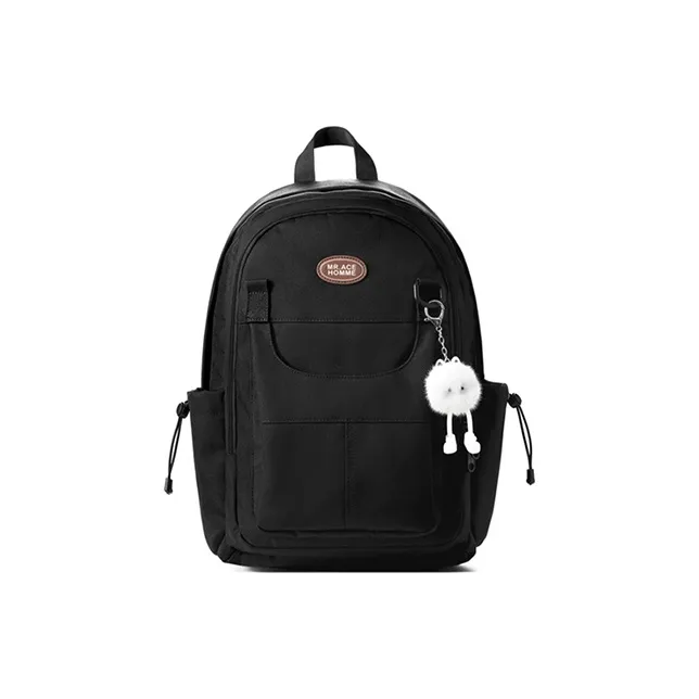 MR.ACE HOMME Polyester Backpack Regular Unisex Deep Sea Green/Chocolate Gray/Misty Purple Gray/Sweet Cool Black-19