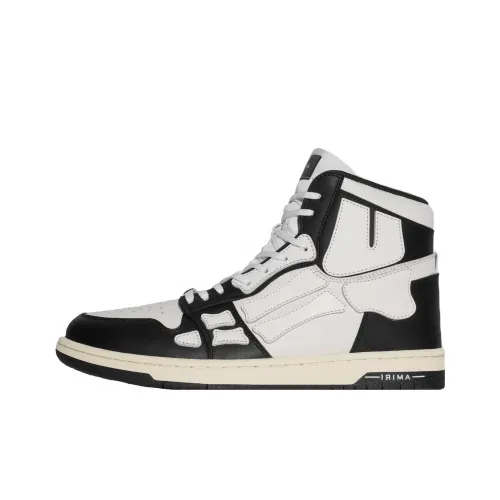 AMIRI Skateboard Shoes Men High-Top Black/White