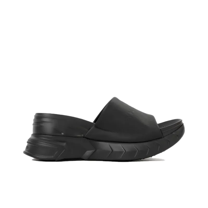 Givenchy Logo-debossed Leather Slides-1