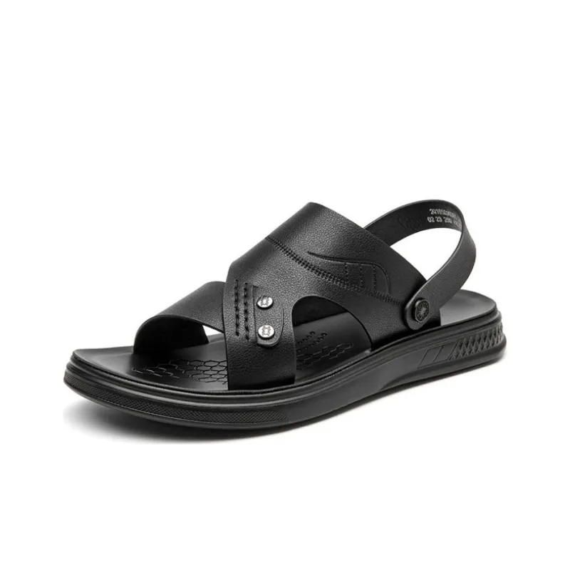 Spider King Beach Sandals Men's Black-3