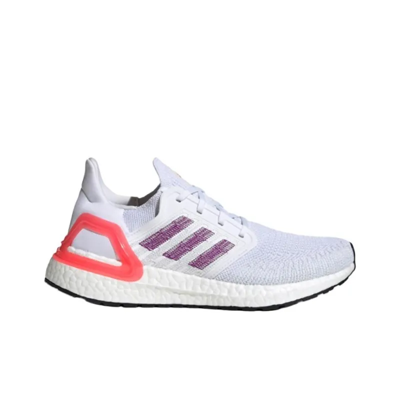 Adidas UltraBoost 20 'White Shock Red' Women's-1