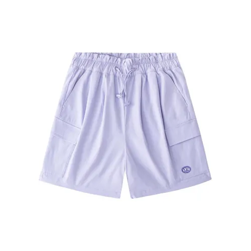 ANTA Life Collection Cargo Shorts Women's Pasture Yao Purple