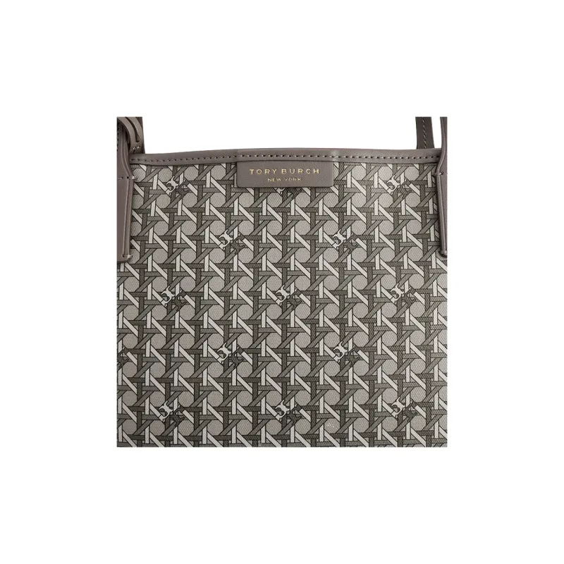 TORY BURCH Ever-Ready Series Coated Canvas Combo Bag Tote Bag Shopping Bag Handbag Shoulder Bag Women's Graphite Gray-5