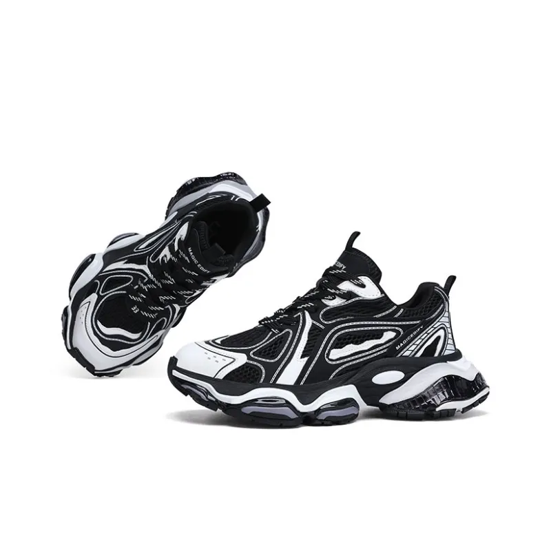 U7 Breathable Height Increasing Chunky Sneakers Men's-2